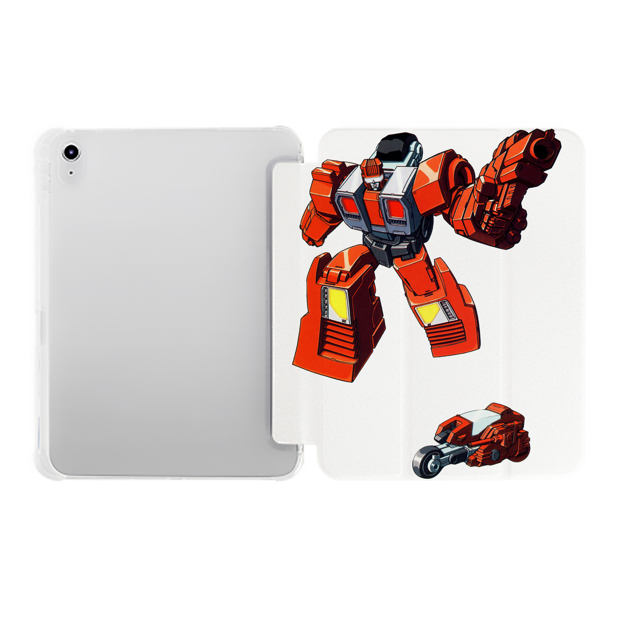 （画像用）  IPad ケース ペン収納付き 三つ折りスタンド PUレザー×シリコン 対応機種9.5/10.5/10.9インチ